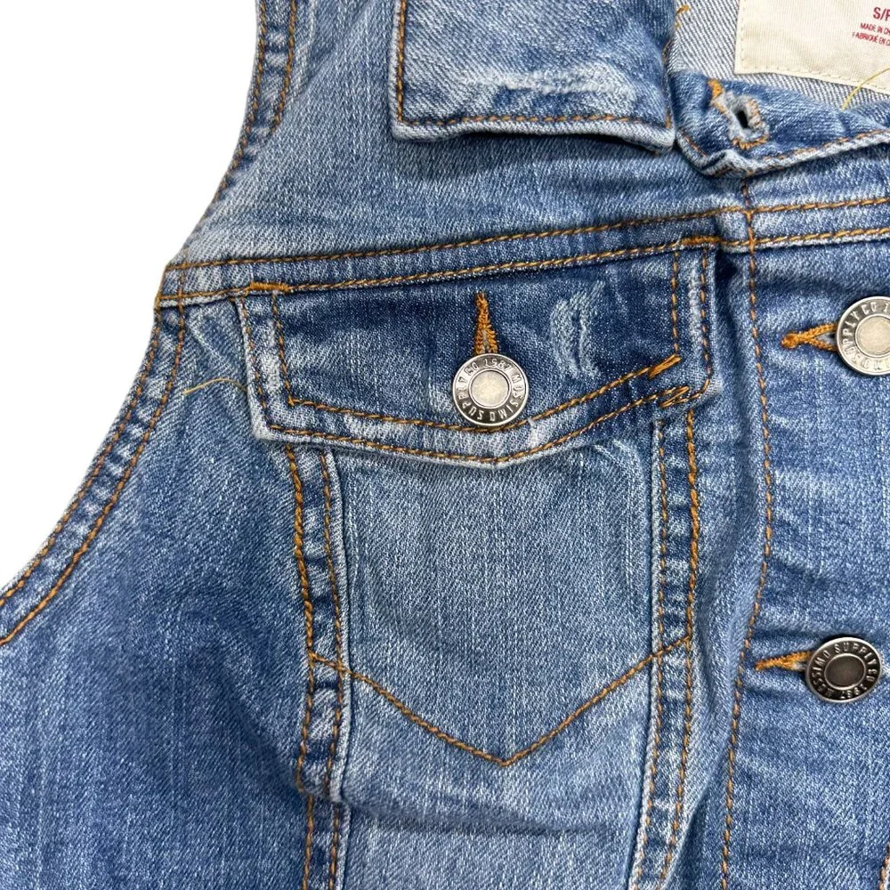 Mossimo Denim Vest (S) - Picture 3 of 8